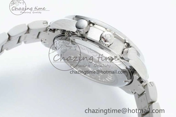 0405 Speedmaster Racing Master SS HKF Best Edition Black Dial on SS Bracelet A Versatile 7810